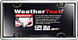 60023 License Plate Frame - Chrome with Black Trim, Eastman Durastar Polymer, Universal, Sold Individually