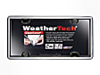60027 License Plate Frame - Brushed Stainless with Black Trim, Eastman Durastar Polymer, Universal, Sold Individually