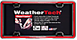 63022 License Plate Frame - Red with Black Trim, Eastman Durastar Polymer, Universal, Sold Individually