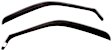 80142 Front, Driver and Passenger Side Window Visor, Smoke