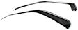 80142 Front, Driver and Passenger Side Window Visor, Smoke