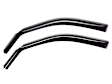 80713IM Front, Driver and Passenger Side Window Visor, Dark Tint