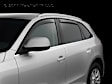 81513 Rear, Driver and Passenger Side Window Visor, Smoke
