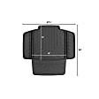 81CSP02SBK Universal Child Car Seat Protector, Sold Individually