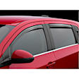 821019 Front and Rear, Driver and Passenger Side Window Visor, Dark Smoke