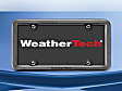 8ALPBF1 License Plate Frame - Black Textured, Polycarbonate, Universal, Sold Individually