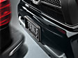 8ALPBF1 License Plate Frame - Black Textured, Polycarbonate, Universal, Sold Individually