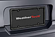 8ALPCF4 License Plate Frame - Black, Carbon Fiber, Universal, Sold Individually