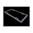 8ALPF1 License Plate Frame - Black, Aluminum, Universal, Sold Individually