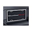 8ALPF1 License Plate Frame - Black, Aluminum, Universal, Sold Individually