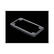 8AMPF1 Motorcycle Billet Plate Frames - Satin Black, Aluminum, Sold individually