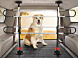 8APB01 Pet Divider - Black/Chrome, Aluminum, Universal