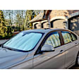 TS1297 Sun Shade - Silver/Black, Reflective/Absorbent Film, Direct Fit, Sold Individually