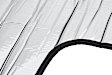 TS1414 Sun Shade - Silver/Black, Reflective/Absorbent Film, Direct Fit, Sold Individually
