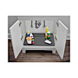 USM01BK SinkMat Kitchen 34.25 in. L x 22.5 in. W, Black