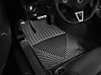 W103 Front Row All-weather Series Flat Floor Mat, Black Made of Rubberized Thermoplastic Elastomer