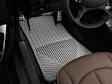 W112GR Front Row All-weather Series Flat Floor Mat, Gray Made of Rubberized Thermoplastic Elastomer