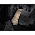 W11TN-W20TN Front and Rear All-weather Series Flat Floor Mat, Tan Made of Rubberized Thermoplastic Elastomer
