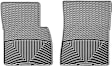 2014 Mercedes Benz G63 AMG - Front Row Flat Floor Mat, Gray, Made of Rubberized Thermoplastic Elastomer, All-weather Series