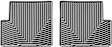 2014 Mercedes Benz G63 AMG - Second Row Flat Floor Mat, Gray, Made of Rubberized Thermoplastic Elastomer, All-weather Series
