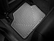 W141GR Rear All-weather Series Flat Floor Mat, Gray Made of Rubberized Thermoplastic Elastomer