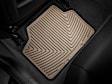 W141TN Rear All-weather Series Flat Floor Mat, Tan Made of Rubberized Thermoplastic Elastomer