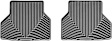 2006 BMW 530xi - All-weather Series, Gray, Rear, Flat Floor Mat, Wagon, Made of Rubberized Thermoplastic Elastomer