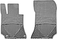 W163GR Front Row All-weather Series Flat Floor Mat, Gray Made of Rubberized Thermoplastic Elastomer