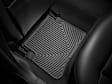 W164 Second Row All-weather Series Flat Floor Mat, Black Made of Rubberized Thermoplastic Elastomer