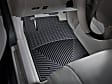 W174 Front Row All-weather Series Flat Floor Mat, Black Made of Rubberized Thermoplastic Elastomer
