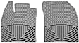 W176GR Front Row All-weather Series Flat Floor Mat, Gray Made of Rubberized Thermoplastic Elastomer