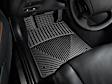 W181 Front Row All-weather Series Flat Floor Mat, Black Made of Rubberized Thermoplastic Elastomer