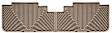 W192TN Second Row All-weather Series Flat Floor Mat, Tan Made of Rubberized Thermoplastic Elastomer