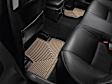 W200TN Rear All-weather Series Flat Floor Mat, Tan Made of Rubberized Thermoplastic Elastomer