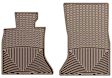 W204TN Front Row All-weather Series Flat Floor Mat, Tan Made of Rubberized Thermoplastic Elastomer