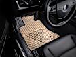 W204TN Front Row All-weather Series Flat Floor Mat, Tan Made of Rubberized Thermoplastic Elastomer