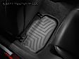 2014 Honda Odyssey - All-weather Series, Black, Front Row, Flat Floor Mat, Mini Passenger Van, Made of Rubberized Thermoplastic Elastomer