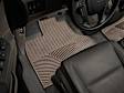 W211TN Front Row All-weather Series Flat Floor Mat, Tan Made of Rubberized Thermoplastic Elastomer