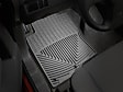W222GR Front Row All-weather Series Flat Floor Mat, Gray Made of Rubberized Thermoplastic Elastomer