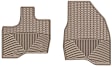 W230TN Front Row All-weather Series Flat Floor Mat, Tan Made of Rubberized Thermoplastic Elastomer