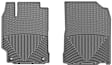 W255GR Front Row All-weather Series Flat Floor Mat, Gray Made of Rubberized Thermoplastic Elastomer