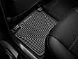 W256 Second Row All-weather Series Flat Floor Mat, Black Made of Rubberized Thermoplastic Elastomer