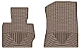 2012 BMW X3 - Front Row Flat Floor Mat, Tan, Made of Rubberized Thermoplastic Elastomer, All-weather Series