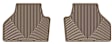 2012 BMW X3 - Second Row Flat Floor Mat, Tan, Made of Rubberized Thermoplastic Elastomer, All-weather Series