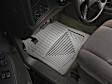 W26GR Front Row All-weather Series Flat Floor Mat, Gray Made of Rubberized Thermoplastic Elastomer