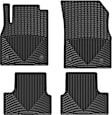 W275-W277 Front and Rear All-weather Series Molded Floor Liner, Black Made of Rubberized Thermoplastic Elastomer