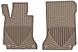 2016 Mercedes Benz E400 - All-weather Series, Tan, Front Row, Flat Floor Mat, Coupe, Made of Rubberized Thermoplastic Elastomer