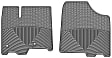W292GR Front Row All-weather Series Flat Floor Mat, Gray Made of Rubberized Thermoplastic Elastomer