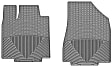 W298GR Front Row All-weather Series Flat Floor Mat, Gray Made of Rubberized Thermoplastic Elastomer