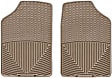 2007 Saturn Ion - Front Row Flat Floor Mat, Tan, Made of Rubber, All-weather Series